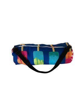 Isaac Mizrahi Reversible Picnic Blanket & Bag With Ice Cream Print